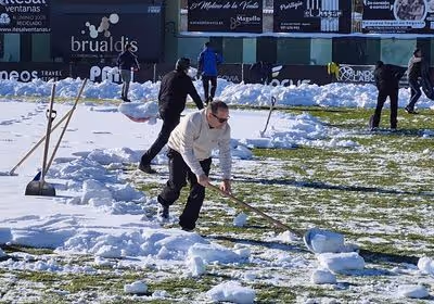 El Rayo Cantabria juega hoy también contra la nieve